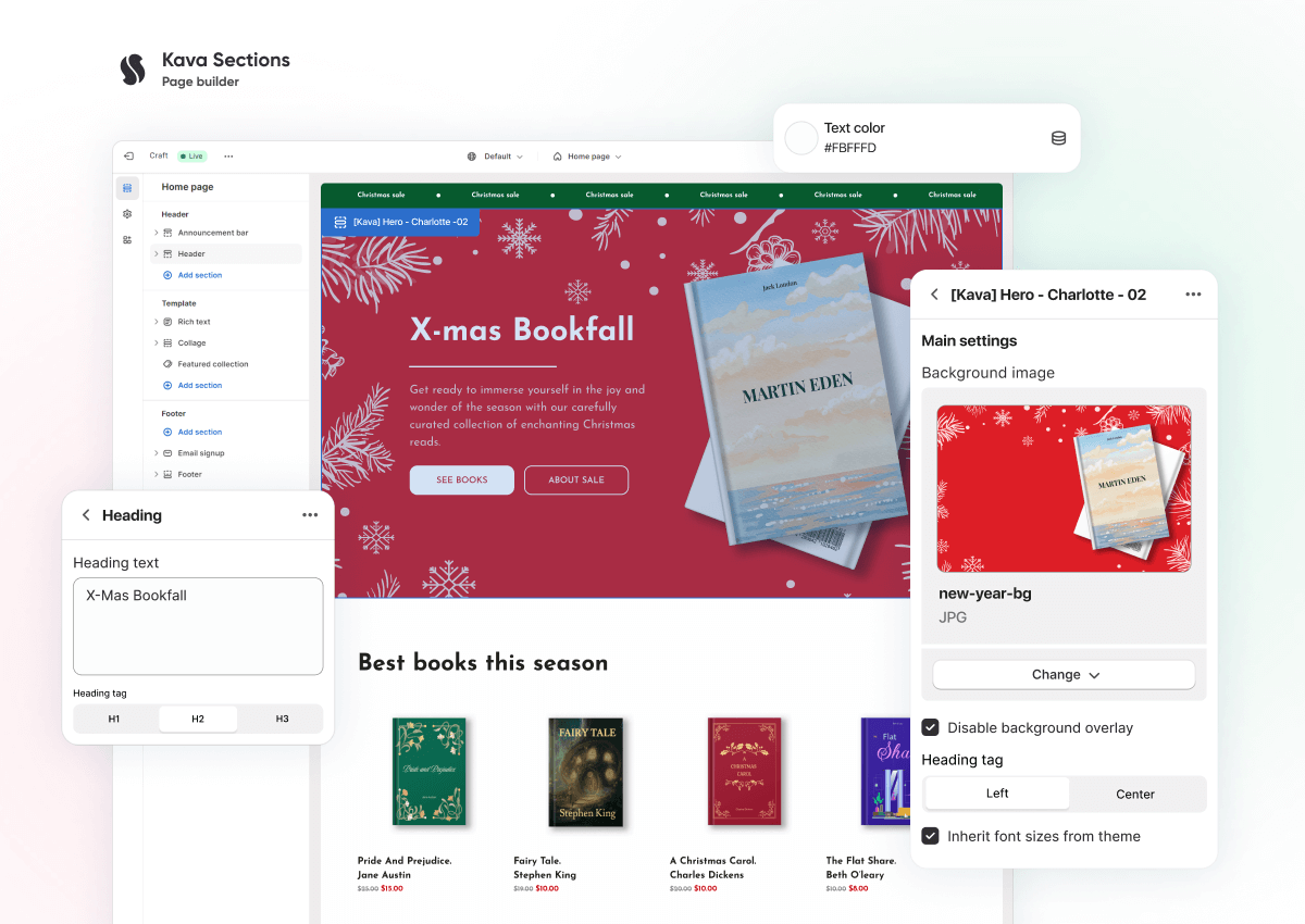 Shopify Product Landing Page Creating CR Landing. NexusMedia