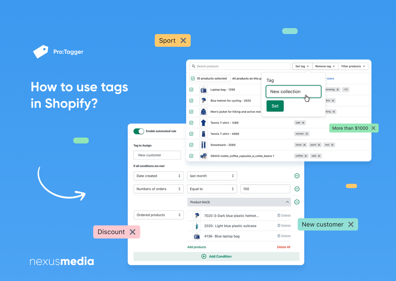 How to Use Tags in Shopify? NexusMedia