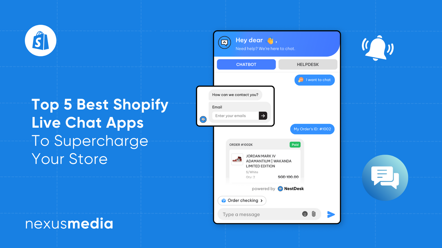 Top 5 Best Shopify Live Chat Apps for 2023 to Supercharge Your Store.