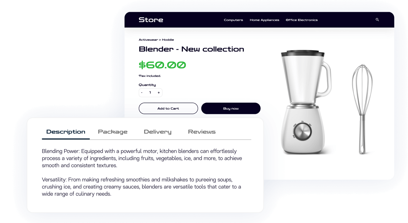 How to add tabs to the Shopify product page