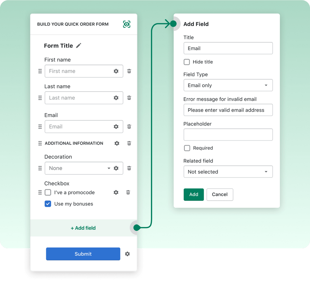 EasyOrder - Custom Order Form for Shopify by NexusMedia